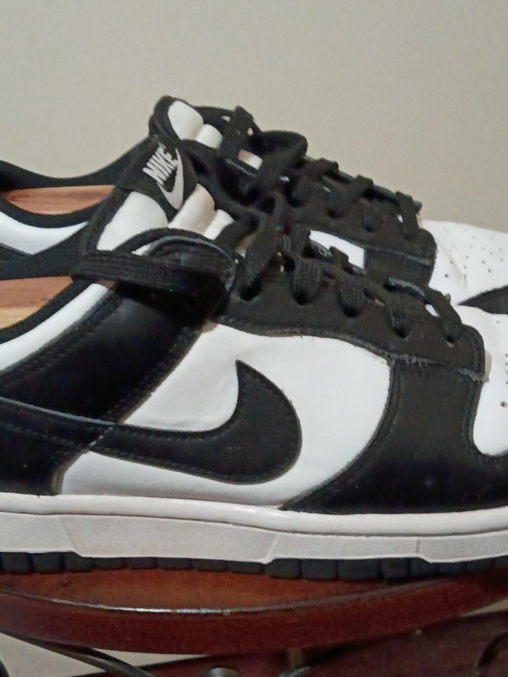 Nike Dunk Low Panda Womens Black White Sneakers DD1503-101 Size 9.5 - Picture 4 of 14